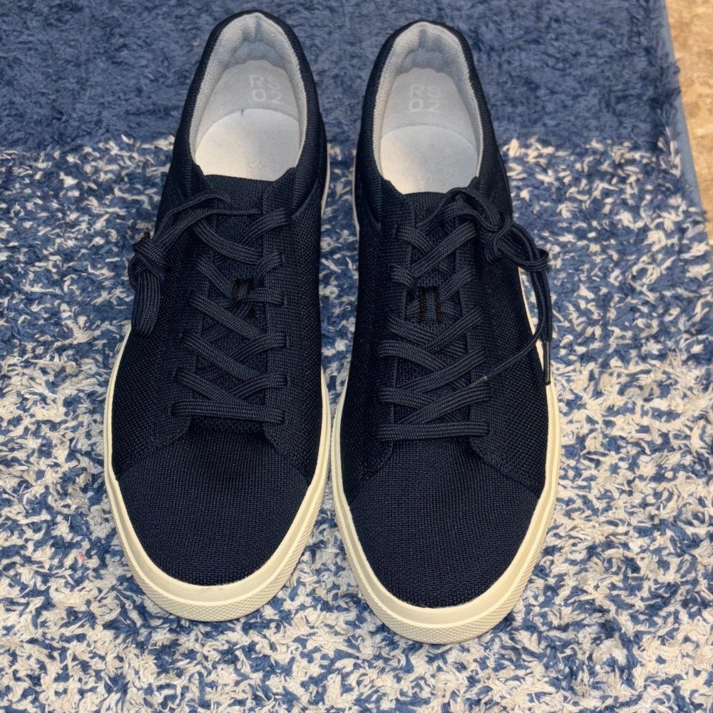 New! Rothy's RS 02 Men's Blue Sneakers cushion insole M 11.5 w 13 - Picture 2 of 7